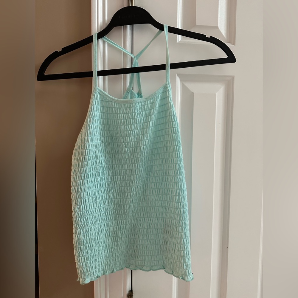 Mint Abercrombie kids top